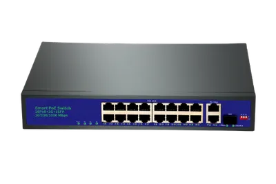 POE коммутатор 16 порт IPCAM IP1016